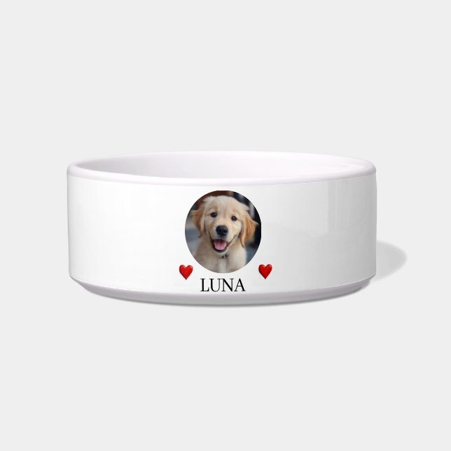 My Dog’s Bowl – Personalized Photo & Name Pet Bowl (Front)