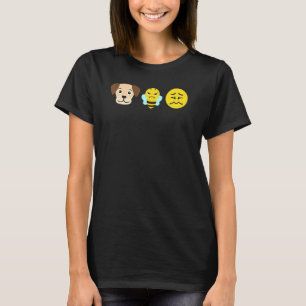 My Dog Stepped On A Bee Grimacing Face Meme Confo T-Shirt