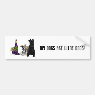 My Dogs Are Wine Dogs - Bumper Sticker