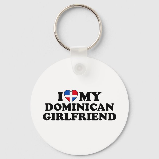 My Dominican Girlfriend Key Ring (Front)