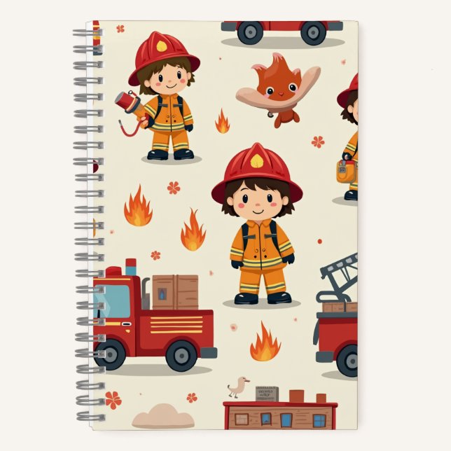 My dream is a firefighter notebook (Front)