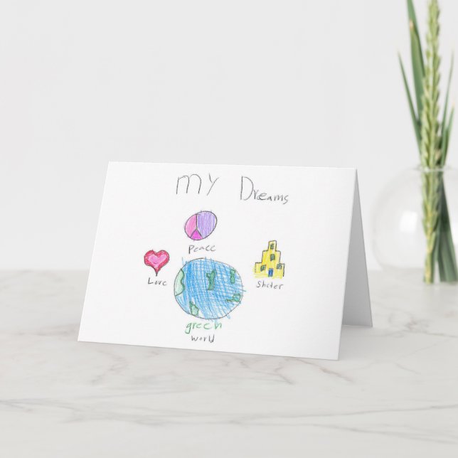 My Dreams Greeting Card (Front)