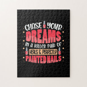 My Dreams Painted Nails Jigsaw Puzzle