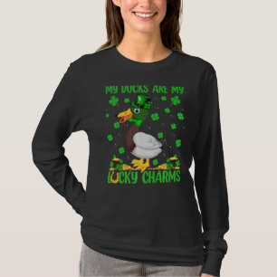 My Ducks Are My Lucky Charms Duck Bird St Patrick T-Shirt