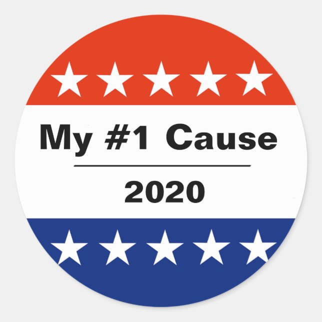 My Election Issue 2020 Classic Round Sticker (Front)