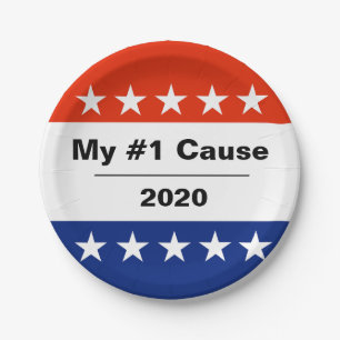 My Election Issue 2020 Paper Plate