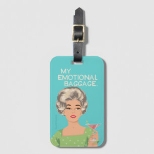 My emotional baggage luggage tag
