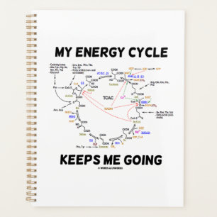 My Energy Cycle Keeps Me Going Krebs Cycle Humour Planner