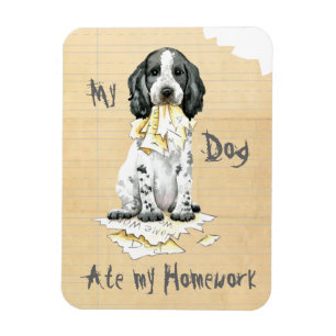 My English Cocker Ate My Homework Magnet