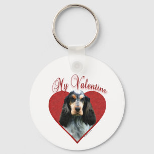 My English Cocker Spaniel Valentine Key Ring