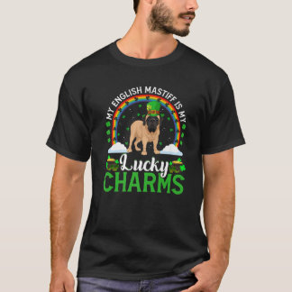 My English Mastiff Is My Lucky Charms St. Patrick' T-Shirt