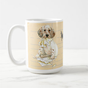 My English Setter Ate my Homework Coffee Mug