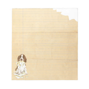 My English Springer Spaniel Ate My Homework Notepad