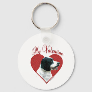 My English Springer Spaniel Valentine Key Ring