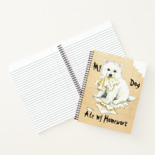 My Eskie Ate My Homework Notebook
