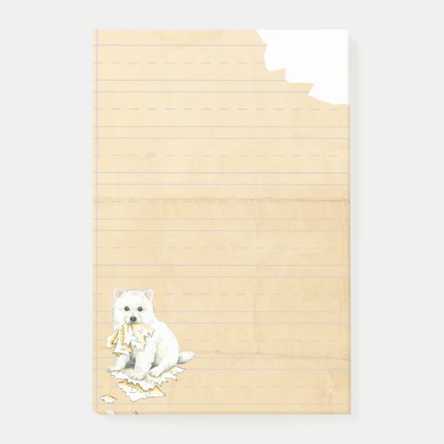 My Eskie Ate My Homework Post-it Notes (Front)