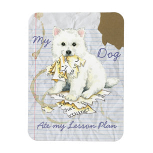 My Eskie Ate My Lesson Plan Magnet