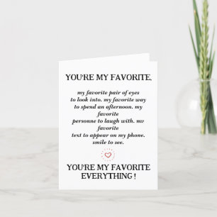 My Everything: A Heartfelt Card for All Occasions