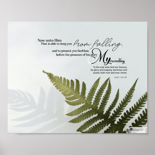 My Exceeding Joy (Jude 1:24-25) Poster (Front)