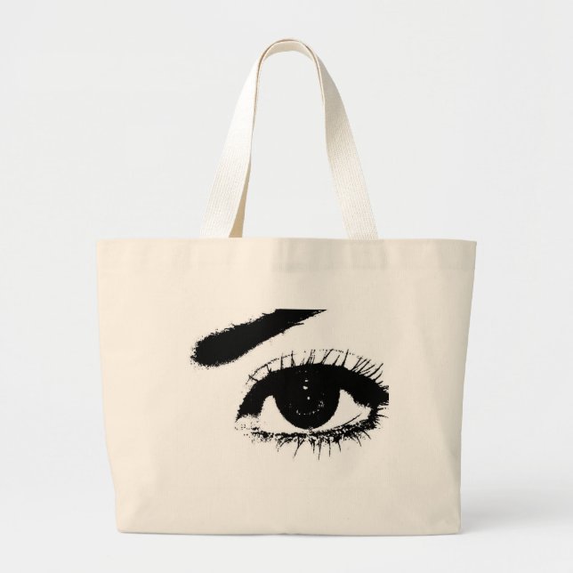 My Eye Large Tote Bag (Front)