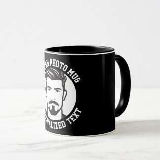 My Face on a Custom Combo Mug BLACK