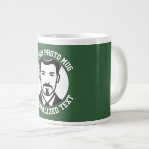 My Face on a HUNTER GREEN Custom Giant Mug