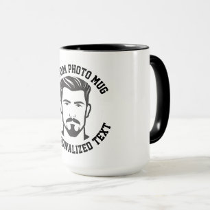 My Face on a Large Custom Combo Mug