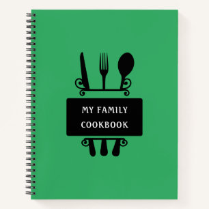 My Family Cookbook Baking Cooking Recipes Notebook