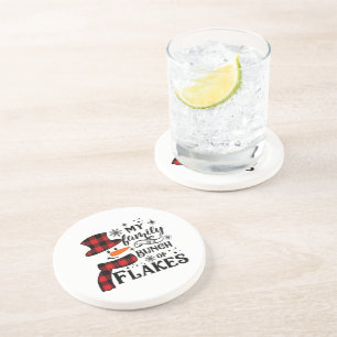 My Family is a Bunch of Flakes Snowflake  Coaster