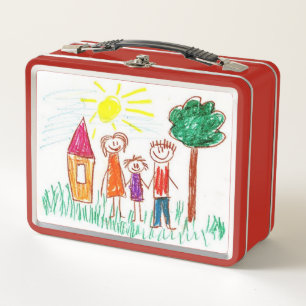 My Family Metal Lunch Box