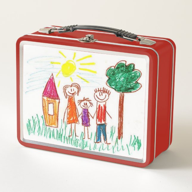My Family Metal Lunch Box (Front)