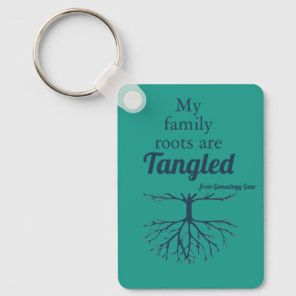 My Family Roots are Tangled Key Ring