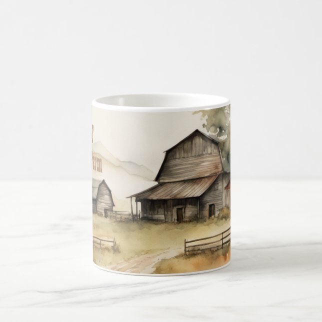 My Farm house watercolor Mug (Center)