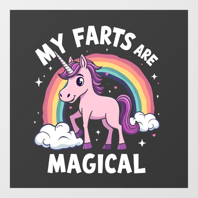 My Farts Are Magical Funny Unicorn Rainbow  (Sheet)