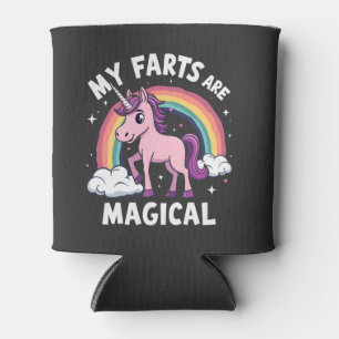 My Farts Are Magical Funny Unicorn Rainbow  Can Cooler
