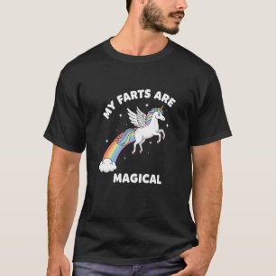 My Farts are Magical Unicorn Funny Adult Humour Ra T-Shirt