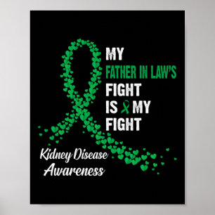 My Father In Law's Fight My Fight Kidney Disease A Poster