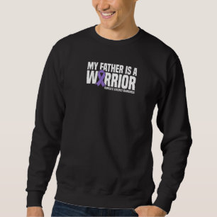 My Father Is A Warrior Domestic Violence Awareness Sweatshirt