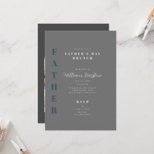 My Father, My Superhero Father's Day Brunch Invitation