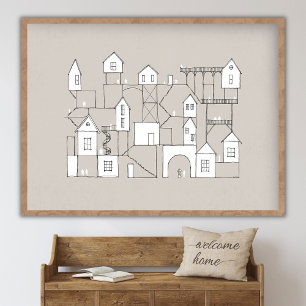My Father's House, Many Rooms, Dwellings, Heaven,  Poster