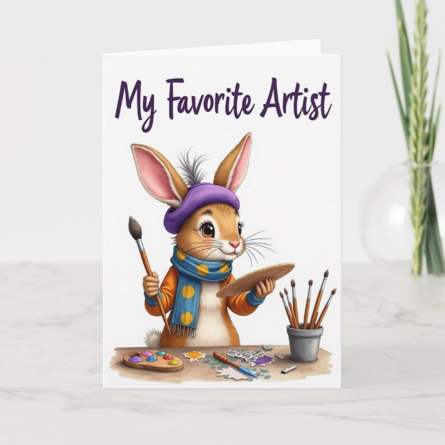 My Favorite Artist Card (Front)