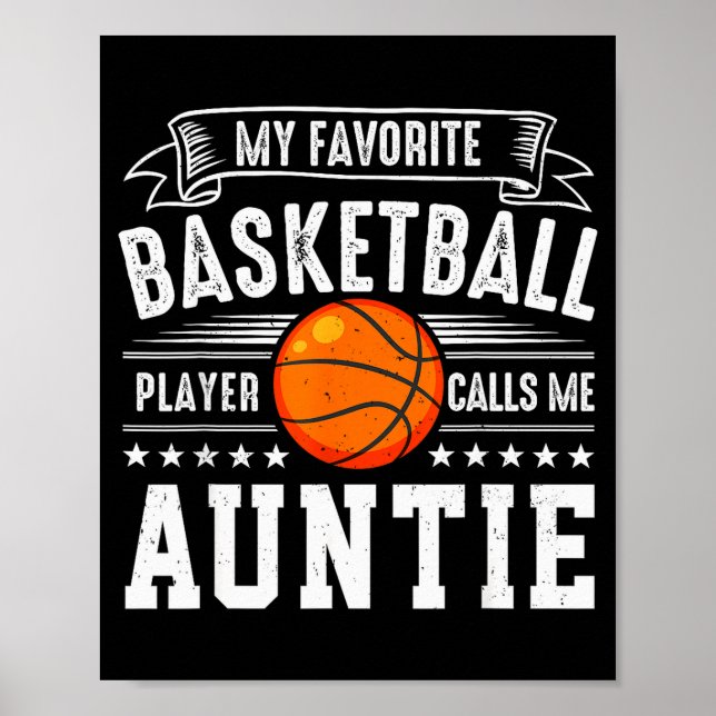 My Favorite Basketball Player Calls Me Auntie  Poster (Front)