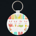 my favorite bunnies call me nana, retro, vintage key ring<br><div class="desc">Durable and lightweight keychain featuring a vibrant, high-quality print, perfect for keys, bags, backpacks, small gifts, souvenirs, and everyday accessories.</div>