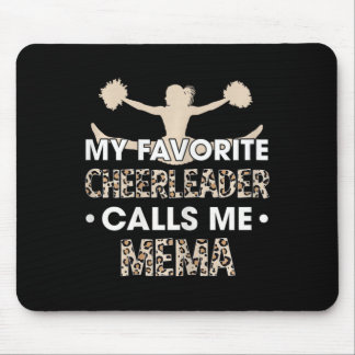 My Favorite Cheerleader Calls Me Mema Cheerleading Mouse Pad