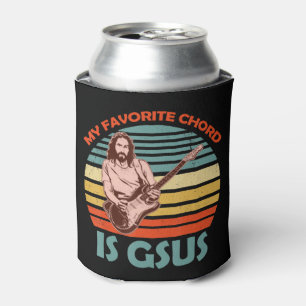My Favorite Chord Is Gsus Jesus Guitarist Guitar V Can Cooler
