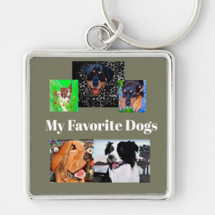 My Favorite Dogs Create Your Own 5-place Key Ring