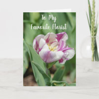 **MY FAVORITE FLORIST** ON YOUR BIRTHDAY