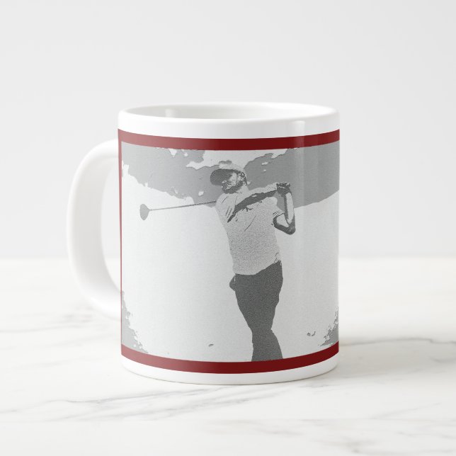 My Favorite Golf Coach Large Coffee Mug (Front Left)