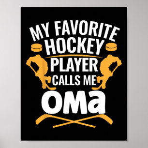My Favorite Hockey Player Calls Me Grandma  Poster
