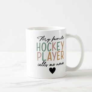My Favorite Hockey Player Calls Me Nona Vintage  Coffee Mug